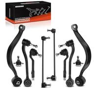 Frankberg 10x Kit de Bras de Suspension Essieu Avant Compatible avec X5 E53 3.0d 3.0i 4.4i 4.6is 4.8is 2000-2006 Remplacer# 32211096327