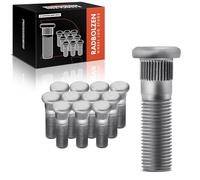 Frankberg 12x Boulon de roue Arrière Compatible avec G20 M30 Q45 AD Atlas Avenir BE bleubird Cherry II NP300 NV350 Primera 1978-Aujourd'hui