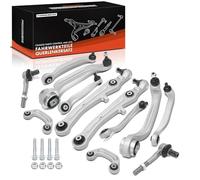 Frankberg 12x Kit de Bras de Suspension Avant Gauche Droite Compatible avec A6 Allroad 4FH A6 Avant 4F5 A6 4F2 Remplacer# 4E0407509E