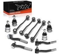 Frankberg 12x Kit de Bras de Suspension Essieu Avant Compatible avec Grand Cherokee II WG WJ 2.7L-4.7L 1999-2005 Remplacer# 83500202