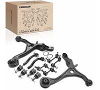 Frankberg 12x Kit de Bras de Suspensionsuspension de roue Avant gauche Droite Compatible avec Accord VII CL CN 2.0L 2.2L 2.4L 2003-2008 Remplacer#