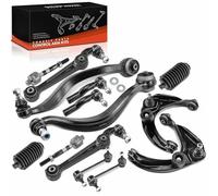 Frankberg 14x Kit de Bras de Suspension Barre d'accouplement Avant en Bas En haut Compatible avec 6 hayon G.G 1.8L-2.3L 2002-2007 6 Station break G.Y 2002-2007 6 Berline G.G Remplacer# GJ6A34200B