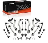 Frankberg 18x Kit de Bras de Suspension Avant Arrière Gauche Droite Compatible avec Série 5 E39 Série 5 break E39 Remplacer# 33321094209