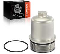 Frankberg 1x Boîtier de filtre à huile Compatible avec A3 8P1 A3 Cabriolet 8P7 A3 Sportback 8PA Q3 F3B Leon 5F1 TT R.o.a.d.s.t.e.r FV9 FVR K.a.r.o.q ND7 NU7 TT 8J3 Remplacer# 02E305045