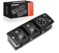 Frankberg 1x Commutateur Bouton Fenêtre Avant Gauche Compatible avec Classe A W176 A45 AMG A160-250 Classe B W242 W246 B160-B250 CLA Coupé C117 AMG CLA45-250 Remplacer# 1669054300