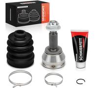 Frankberg 1x Jeu de Joints Arbre de Transmission Côté roue Essieu Avant Gauche Droite Compatible avec B-Max JK Fiesta V JD JH Fiesta V Van Fiesta VI CB1 CCN Fiesta VI Van Fusion JU Remplacer# 818009