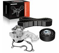Frankberg 1x Kit de Courroie de Distribution avec Pompe à eau Diesel Compatible avec C-Max DM2 Fiesta IV JA JB Fiesta Camionnette J3 J5 Fiesta Camionnette JV Focus DAW DBW Focus II DA DP HCP