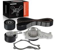 Frankberg 1x Kit de Courroie de Distribution avec Pompe à eau Diesel Compatible avec C1 PM PN C2 JM C3 I FC FN C3 II SC Nemo Camionnette AA Xsara N1 Fiesta V JD JH Fiesta VI CB1 CCN Fusion JU