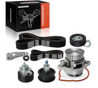 Frankberg 1x Kit de Courroie de Distribution Compatible avec Golf IV 1J1 Golf IV Variant 1J5 Golf Plus 521 5M1 Golf V 1K1 Golf Van IV Variant Polo 6N2 Polo 9A 9N Polo Classic 6V2 Polo Variant 6V5