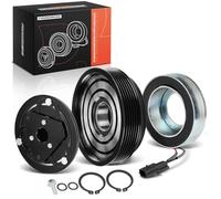 Frankberg 1x Kit d'embrayage du Compresseur Compatible avec Dokker Express Camionnette/MPV Duster HS Lodgy JS Logan LS S.a.n.d.e.r.o Range Rove.r V L460 Cabstar E TL VL Juke F15 Remplacer# 926003VC6B