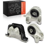 Frankberg 1x Support Moteur + 2x Support de Boîte de Vitesses Avant et Arrière pour Chevrolet Captiva Sport C100 C140 Equinox 2.4L