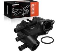 Frankberg 1x Thermostat de Liquide de Refroidissement 4-Pôles 87°C Compatible avec Polo 6N2 1.0L 1.4L 1999-2001 Ibiza II 6K1 1.0L 1999-2002 L.u.p.o 6E1 6X1 1.0L 1998-2005 Remplacer# 032121111AF