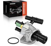 Frankberg 1x Thermostat de Liquide de Refroidissement Compatible avec Doblo MPV 119 223 1.9L 2001-2010 Doblo Camionnette/MPV 223 1.9L 2001-2010 Remplacer# 46785392