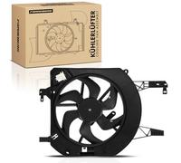 Frankberg 1x Ventilateur Refroidissement du Moteur Compatible avec Primastar X83 1.9L-2.5L 2001-2014 Trafic II JL FL EL 1.9L-2.5L 2001-Aujourd'hui Vivaro Break J7 1.9L-2.5L 2001-2014