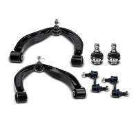 Frankberg 2 bras transversaux et rotule de support + 2 barres d'accouplement + 2 joints de support avant gauche droite compatible avec bras TA60 5.6L 2003-2015 Replace# 545257S000