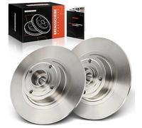 Frankberg 2 disques de frein + 2 roulements de roue essieu arrière entièrement compatibles avec M.e.g.a.n.e II break KM0/1 1.4L-2.0L 2003-2011 Scénic II JM0/1 1.4L-2.0L 2003-2010 Remplace 7701207898