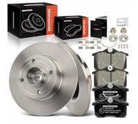 Frankberg 2 disques de frein + 4 plaquettes de frein arrière 161698451D | Compatible avec: Thalia III L8, Clio III boîte/hayon SB SR, Éolienne E4M, M.e.g.a.n.e II Fourgon/Combi KM