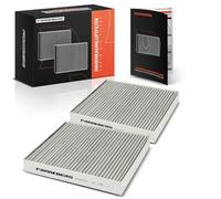 Frankberg 2 filtres à pollen d'habitacle avec charbon actif 6Q0819653 | Compatible avec: A1 Sportback 8XA 8XF, Polo 6C1 6R1, R.o.o.m.s.t.e.r 5J7, Polo Saloon 9N2 9N4, Rapide NH3 NK3 NK6
