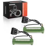 Frankberg 2 résistances de chauffage pour moteur de ventilateur, 3 broches | 701959263D; Compatible avec: , 70C 7DB 7DK 70J 70K 7DC 7DJ,T.r.a.n.s.p.o.r.t.e.r IV Fourgon 70A 70H 7DA