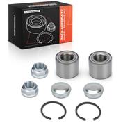 Frankberg 2 roulements de roue, jeu 8200639543 | Kit de roulement de roue, Arrière gauche et droite, 2 PC; Compatible avec: Clio IV BH, Clio IV Grandtour KH