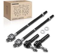 Frankberg 2 têtes de biellette de direction + 2 biellettes de direction extérieures et intérieures compatibles avec 300 C Touring LE LX 300 C LE LX Replace# EV80702, ES3571