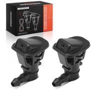 Frankberg 2 x Waschwasserdüse Spritzdüse Frontscheibe Vorne L+R Kompatibel mit Wrangler III JK 2.8L 3.6L 2010-2017 Geländewagen offen Remplace # 58133,68164356AB