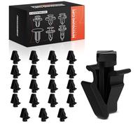 Frankberg 20x Clip de Fixation Calandre Compatible avec NV200/Evalia Bus NV200 Camionnette Pathfinder III Murano II Patrol GR V Wagon Remplacer# 21619, 768820M060