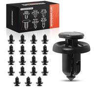 Frankberg 20x Clip de Fixation Protection moteur Pare-chocs Compatible avec Qashqai II J11 J11 Qashqai +2 I J10 JJ10E NJ10 CR-V III RE X-Trail T32 T32R T32RR Remplacer# 21173