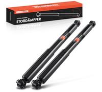 Frankberg 2x Amortisseur à gaz Arrière Gauche Droite 575mm Pression de gaz Compatible avec Doblo Fourgon 263 Doblo Remorque 263 Remplacer# 51819223, 51815192