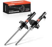 Frankberg 2x Amortisseur à gaz Avant Gauche Droite 570mm Pression de gaz Compatible avec Aygo B4 C1 II PA PS 108 107 PM PN C1 PM PN Remplacer# 332808,485100H010