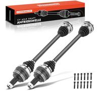 Frankberg 2x Arbre de Transmission Essieu Arrière Gauche Droite Compatible avec Série 3 E36 316-320 Série 3 E46 316-320 Série 3 Cabriolet E36 E46 318 320 Remplacer# 33211227032