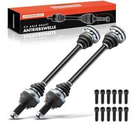 Frankberg 2x Arbres de Transmission Compatibles avec Série 5 E60 525-550 2003-2010 Série 5 Touring E61 525-550 2004-2010 Série 6 E63 635d 645Ci 650i 2004-2010 Essieu Arrière Remplacer# 33207572430