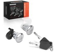 Frankberg 2x Barillet serrure de porte Avant Gauche Droite Compatible avec 106 I 1A 1C 306 Cabriolet 7D N3 N5 306 Break 7E N3 N5 306 Hayon 7A 7C N3 N5 Remplacer# 9170G2