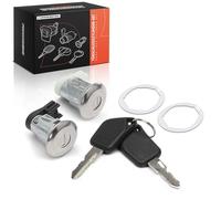 Frankberg 2x Barillet serrure de porte Avant Gauche Droite Compatible avec 106 II 1A 1C 106 I 1A 1C 205 I Cabriolet 20D 741B 205 II 20A/C 205 I 741A/C Remplacer# 91700A