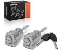 Frankberg 2x Barillet serrure de porte Avant Gauche Droite Compatible avec L.u.p.o 6E1 6X1 Passa.t Variant 3B5 Passa.t Variant 3B6 Passa.t 3B2 Passa.t 3B3 Remplacer# 3B0837167