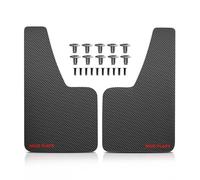 Frankberg 2X Bavettes Garde-Boue de Voiture universelle Découpable Avant Arrière Compatible avec Cabriolet MPV Pickup Limousine Break SUV Hayon Coupé LKW Noir 358 * 208 mm
