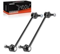 Frankberg 2x Biellette Barre Stab Essieu Avant Compatible avec Micra III K12 1.0L-1.6L Clio III BR0/1 CR0/1 1.2L-2.0L Clio Grandtour KR0/1 1.2L-1.6L Remplacer# 8201079463
