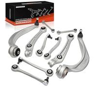 Frankberg 2x Biellettes Barre Stab + 8x Bras de suspension Avant Gauche Droite Compatible avec A4 Avant 8K5 Q5 8RB A4 8K2 A4 Allroad 8KH M.a.c.a.n 95B A5 Sportback 8TA A5 8T3 A5 Remplacer# 8K0411317D