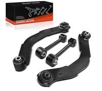 Frankberg 2x Bras de Suspension + 2x Barre d'Accouplement Arrière En haut+en Bas Compatible avec Caliber Compass MK49 Patriot MK74 Remplacer# 5105271AA,K641281