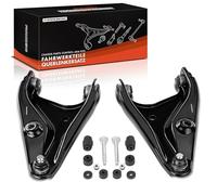 Frankberg 2x Bras de Suspension + 2x Biellette Barre Stab Essieu Avant Gauche Droite Compatible avec Logan LS 1.2L-1.6L 2004-2024 S.a.n.d.e.r.o/Stepway I BS 1.4L 1.6L 2009-2012 Remplacer# 8200277960