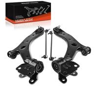 Frankberg 2x Bras de suspension + 2x Biellettes Barre Stab Avant Gauche Droite Compatible avec 3 BL 3 Berline BL Remplacer# BBM234300