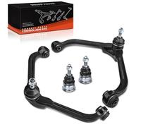 Frankberg 2x Bras de Suspension + 2x Rotule de Suspension Essieu Avant Compatible avec Cherokee KJ Remplacer# 52088632AB,68068615AA