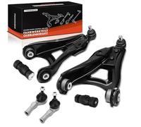 Frankberg 2x Bras de suspension + 2x Rotule Direction + 2x Biellettes Barre Stab Avant Compatible avec Kangoo KC0/1 Clio II BB CB Kubistar Camionnette X76 Kangoo Express FC0/1 Remplacer# 8200197179