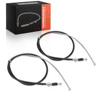 Frankberg 2X Câble de Frein de Stationnement Arrière Compatible avec A3 8L1 1.6L-1.9L Leon 1M1 1.4L-2.8L Toledo II 1M2 1.4L-2.3L BOR.a 1J2 1.4L-2.3L Remplacer# 1J0609721AC