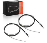 Frankberg 2X Câble de Frein de Stationnement Arrière Compatible avec A3 8P1 1.2L-3.2L Câble de Frein de Stationnement 807 E 2.0L-2.2L Altea 5P1 1.2L-2.0L Remplacer# C661066