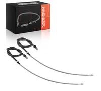 Frankberg 2X Câble de Frein de Stationnement Arrière Compatible avec A3 8P1 1.2L-3.2L Câble de Frein de Stationnement Altea 5P1 1.2L-2.0L Leon 1P1 1.2L-2.0L Remplacer# 1K0609721BE