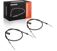 Frankberg 2x Câbles de Frein à main Frein à disque Arrière Gauche Droite Compatible avec 206 CC 2D 206 Hatchback 2A/C 206 Berline 206 SW 2E/K Remplacer# 474637