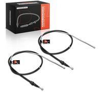 Frankberg 2x Câbles de Frein de Stationnement Arrière Gauche Droite Compatible avec Polo 9A 9N Polo Berline 9A2 9A4 9A6 9N2 Polo Berline 9N2 Polo Van Camionnette/Break 6V5 Remplacer# 6Q0609721F