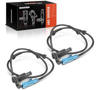 Frankberg 2x Capteur ABS Vitesse de Roue Arrière Gauche Droite Compatible avec 206 CC 2D 1.6L 2.0L 2000-2002 206 2A/C 1.1L-2.0L 1998-2002 206 SW 2E/K 1.1L-2.0L 2002 Remplacer# 454577