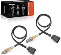Frankberg 2x Capteur d'Oxygène Sonde Lambda Compatible avec Golf IV 1J1 L.u.p.o 6E1 6X1 Polo 6N2 A4 8E2 A3 8L1 Remplacer# 250-24432